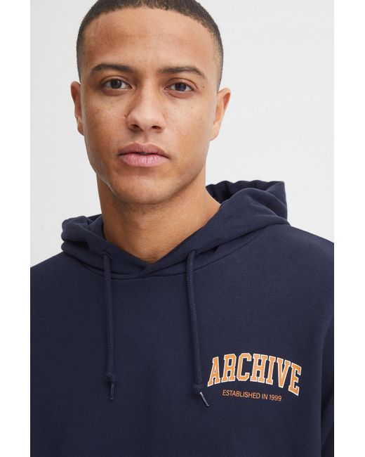 Solid Sweatshirt Francisco in Blue für Herren