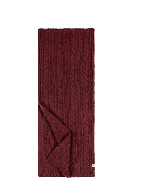 Roeckl Purple Schal Cabled Charm