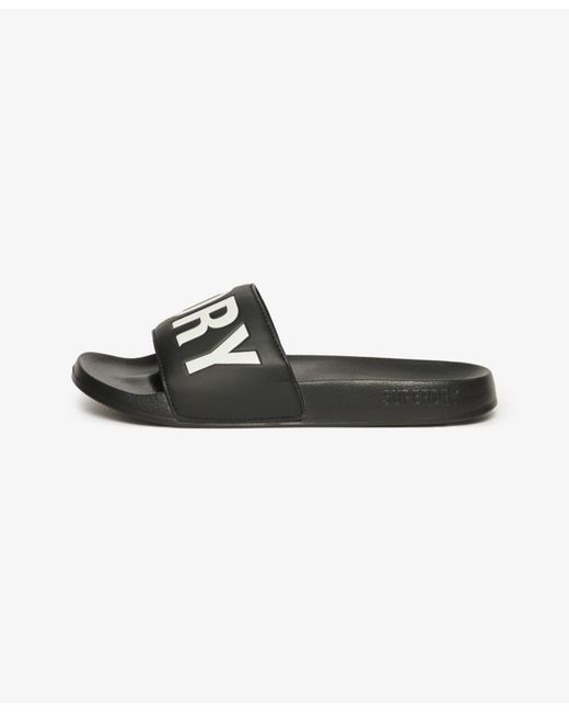 Superdry & Co Black Badeschuh