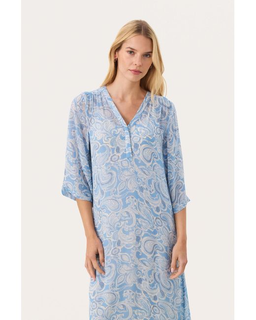Part Two Blue Kleid Berit