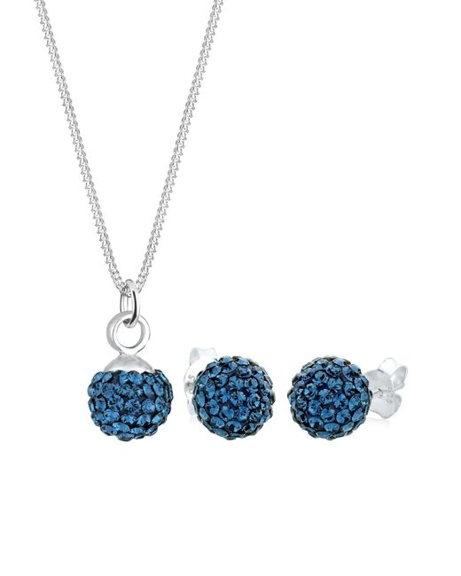 Elli Jewelry Blue Schmuckset