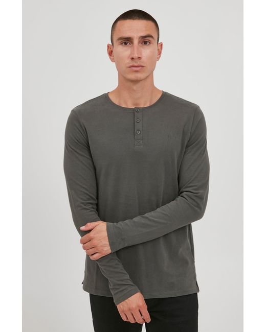 Solid Shirt in Gray für Herren