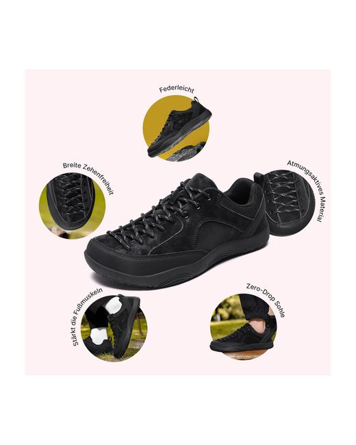 DOTALES Black Sneaker Low