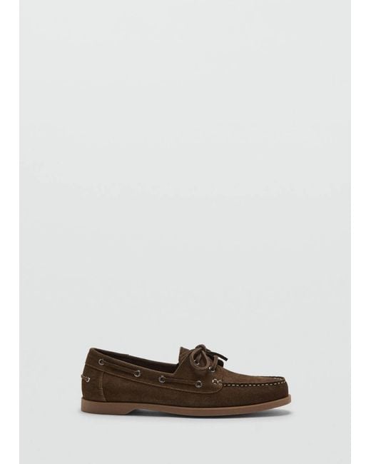 Mango Mokassin Nautico in Brown für Herren