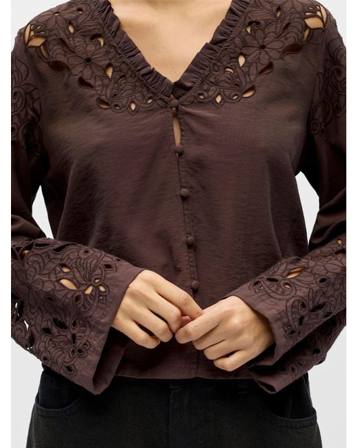 Object Brown Bluse Objisla