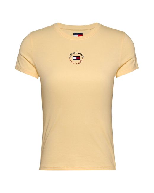 Tommy Hilfiger Natural T-Shirt 'Essential'