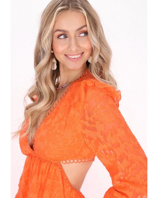 IZIA Orange Kleid