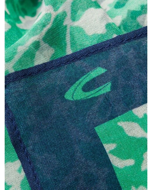 Camel Active Green Schal Aus Reiner Baumwolle