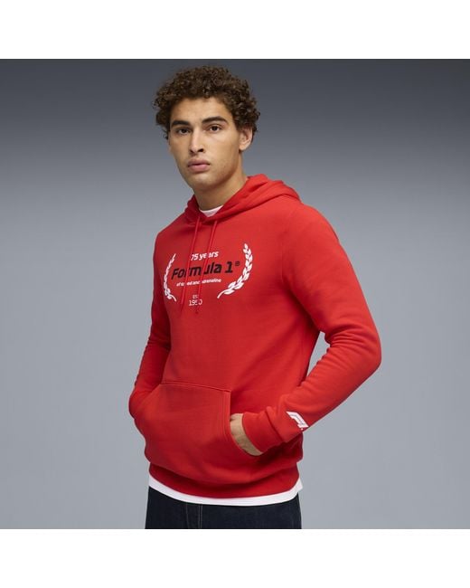 PUMA Pullover F1 Essentials in Red für Herren