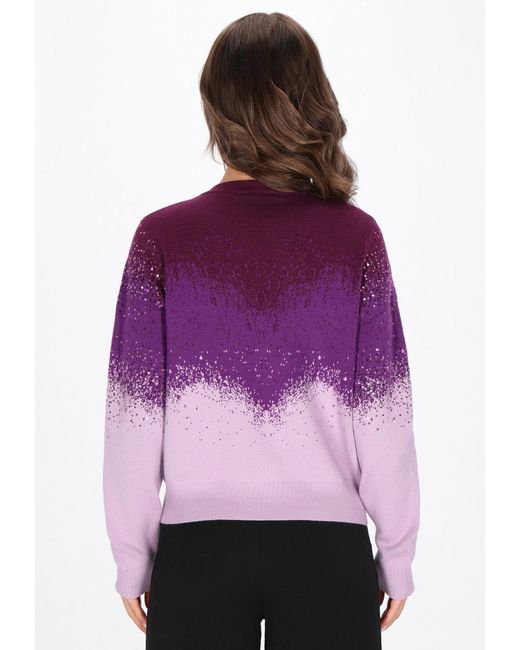 faina Purple Pullover