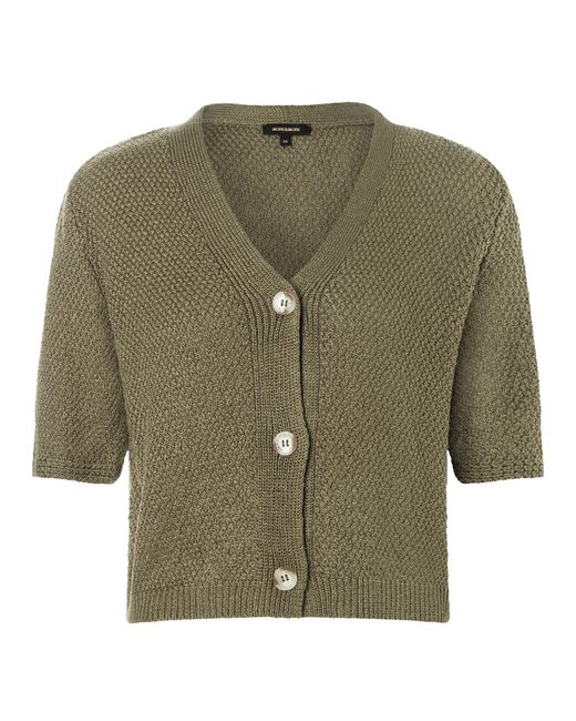 MORE&MORE Green Cardigan 'Ajour'