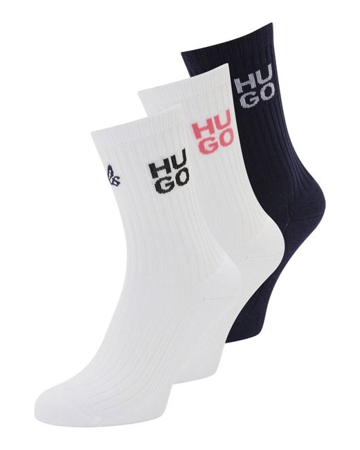 HUGO White Socken