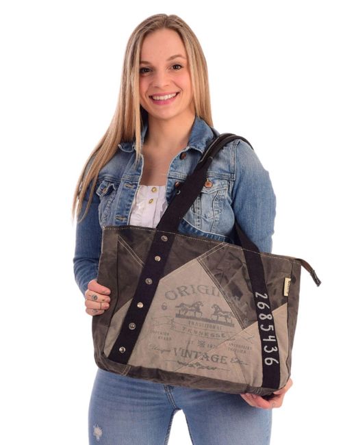 Sunsa Black Shopper