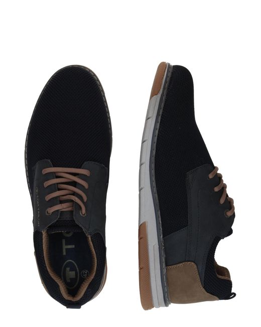 Tom Tailor Schnürschuh in Black für Herren