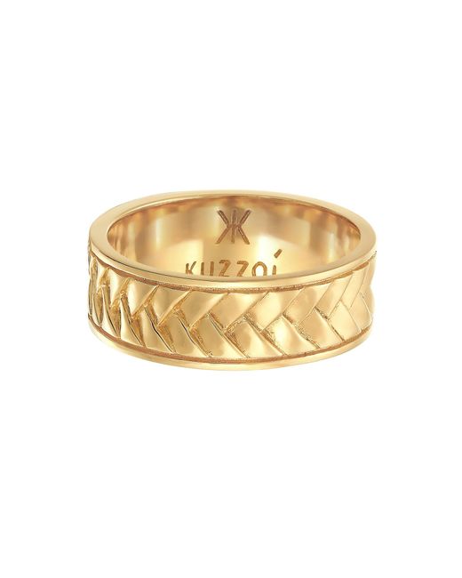 Kuzzoi Ring in Metallic für Herren