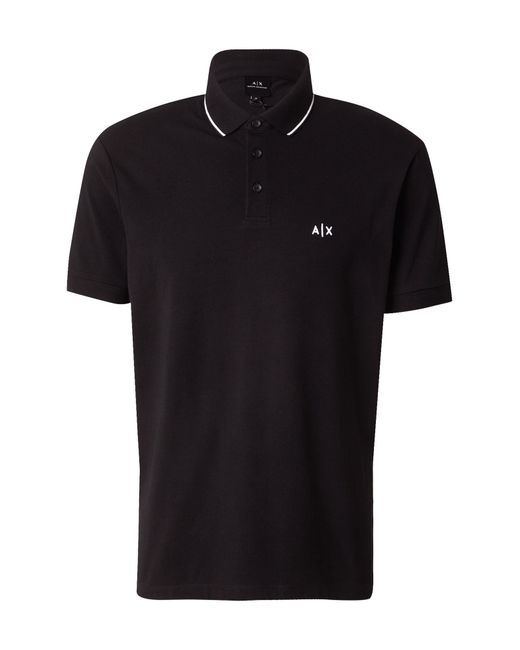 ARMANI EXCHANGE Poloshirt in Black für Herren