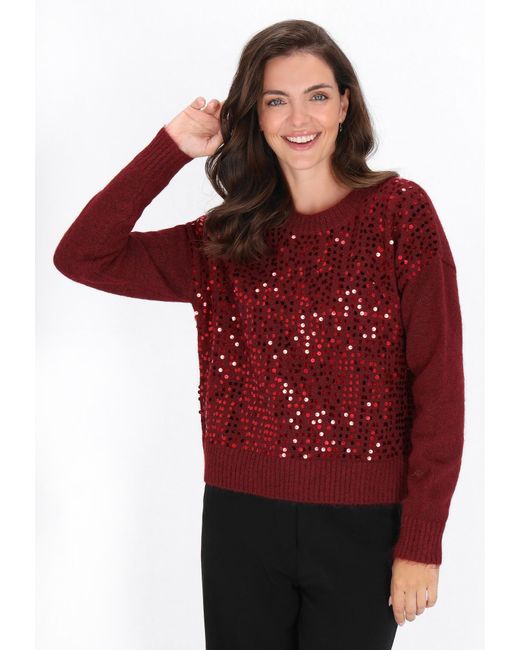 Usha Red Pullover