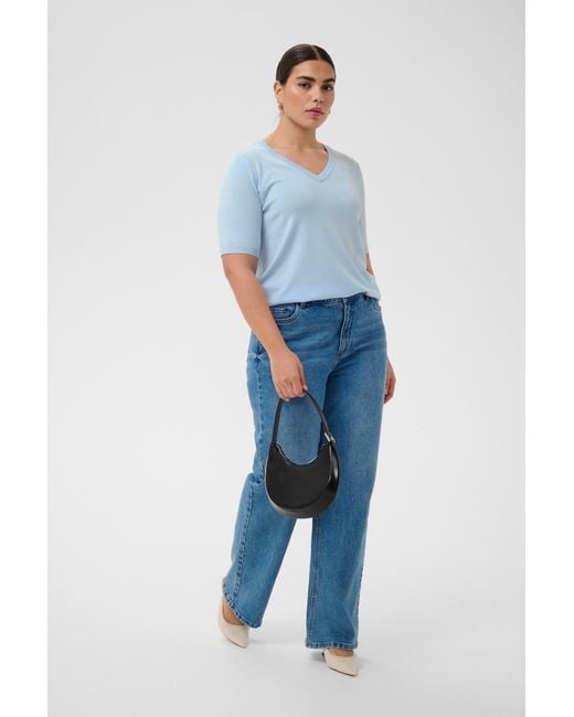 Kaffe Blue Pullover Lizzy