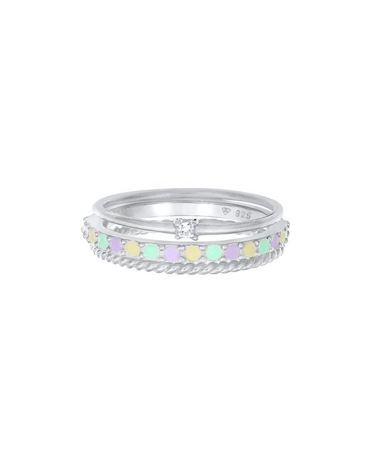 Elli Jewelry White Ring