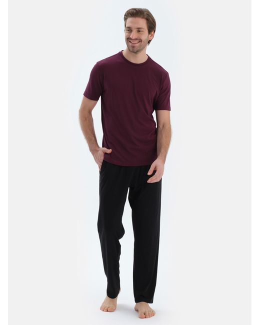 Dagi Pyjama in Purple für Herren