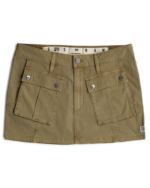 G-Star Green Skirt 'Mini Cargo'