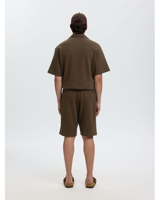 SELECTED Shorts in Green für Herren
