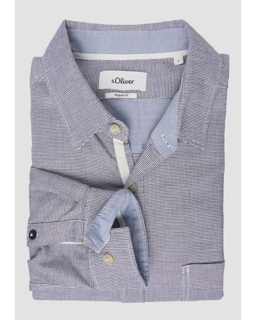 S.oliver Hemd in Gray für Herren