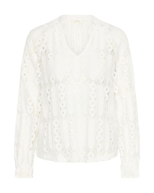 Cream White Bluse 'Tully'