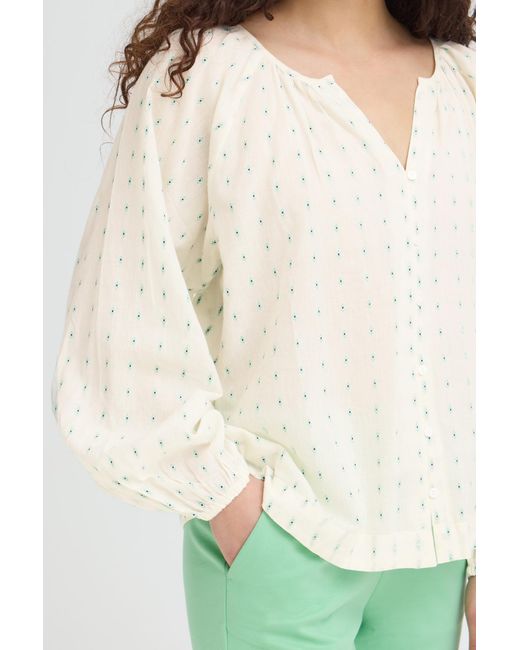 Ichi White Pullover Ihdotse