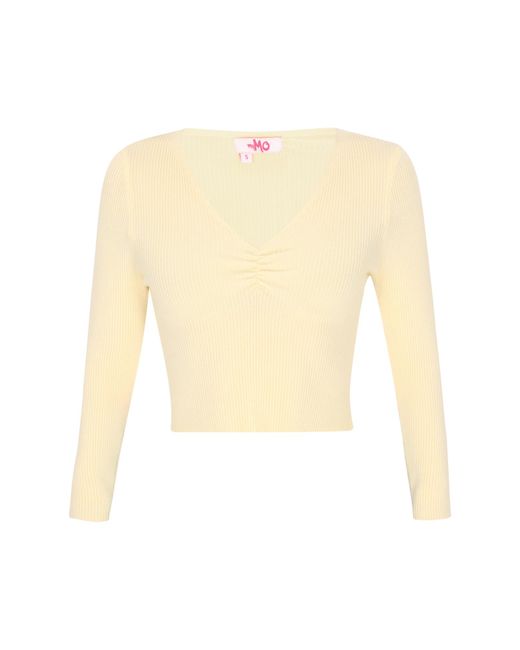 swirly White Pullover