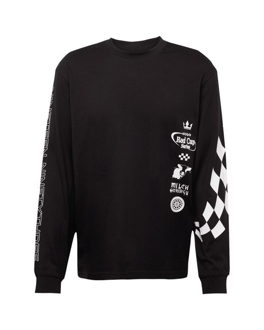 HUGO Sweatshirt 'dasino' in Black für Herren