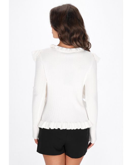 faina White Pullover