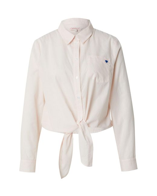 ONLY White Bluse 'Onllecey Julie'
