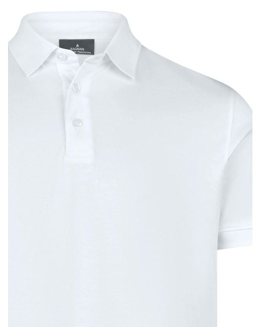 RAGMAN Shirt Basic in White für Herren