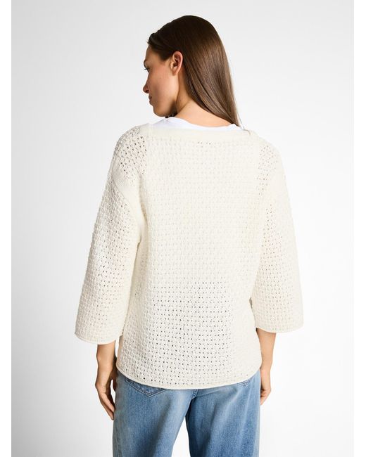 Tom Tailor White Pullover