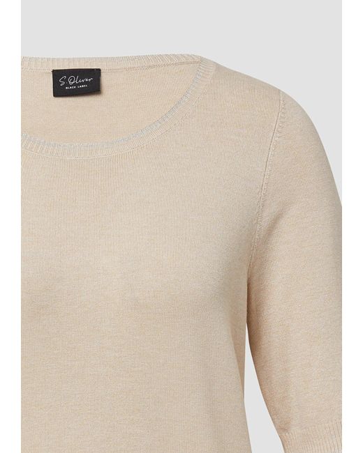S.oliver Natural Oliver Label Pullover
