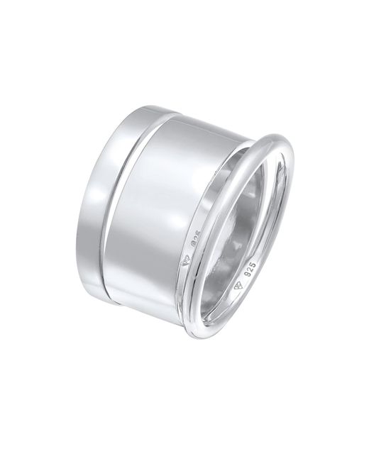 Elli Jewelry Metallic Ring Set