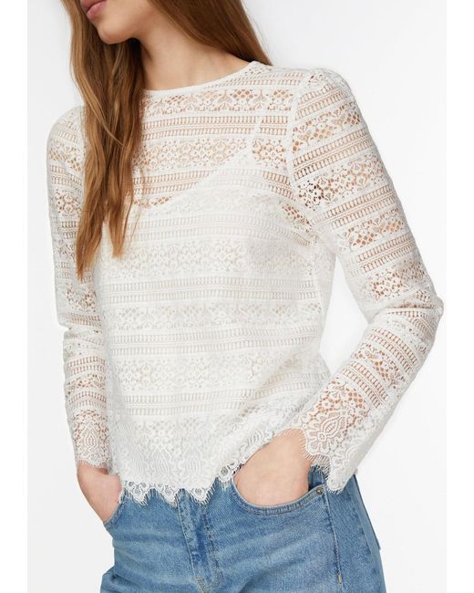 Comma, White Bluse