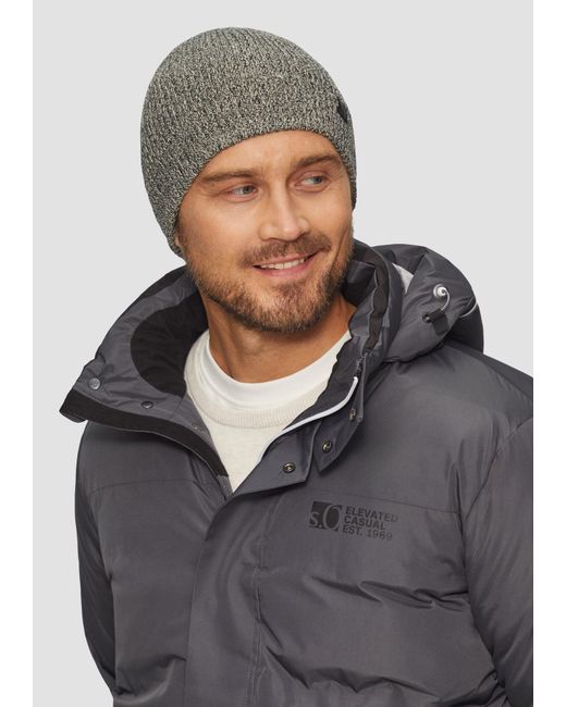 S.oliver Mütze in Gray für Herren