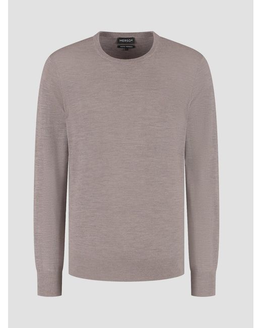 merso Pullover in Gray für Herren