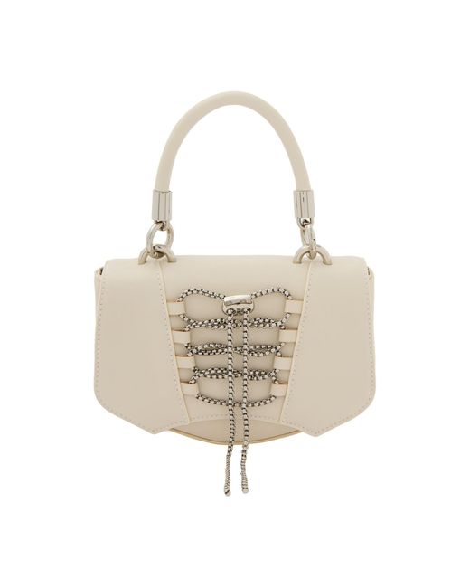faina White Handtasche