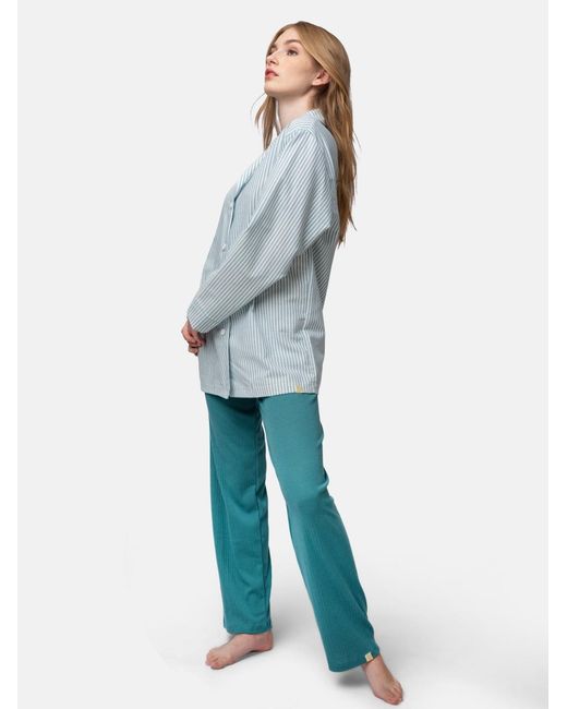 greenjama Blue Schlafshirt