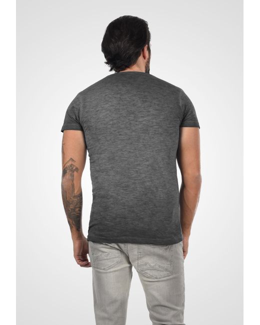 Solid T-Shirt Conley in Black für Herren