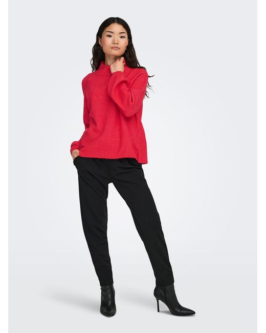 ONLY Red Pullover Onlsandra