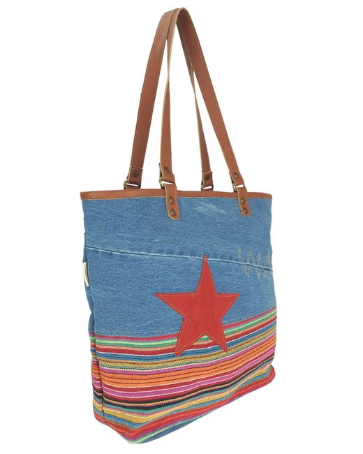 Sunsa Blue Shopper
