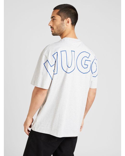 HUGO T-shirt 'nouveres' in White für Herren
