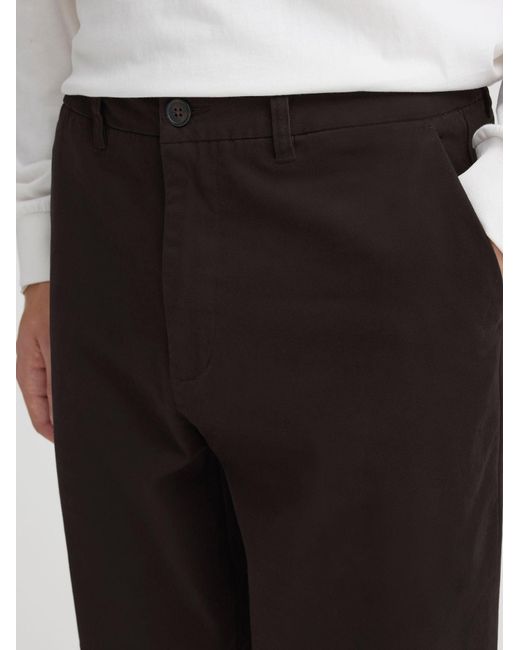 Solid Chinohose Sdtate in Black für Herren