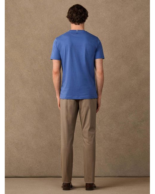 Hackett Basic-T-Shirt in Blue für Herren