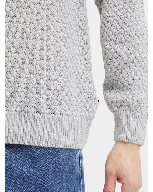 Solid Pullover Clive in Gray für Herren
