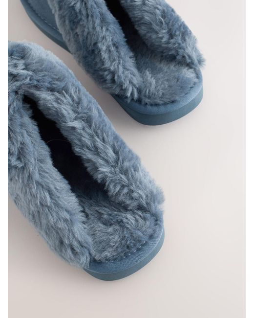 Next Blue Hausschuh